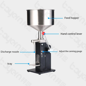 Vertical Manual Juice Ketchup Honey Milk Packing Machine Package Filler Liquid Cream Paste Cosmetic Bottle Filling Machine - Product Image 6