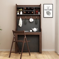 Ensemble de table à manger moderne en bois extensible pour 4 personnes, meuble de salle à manger pour restaurant