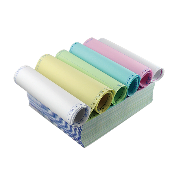 Premium 2 Ply Continuous Carbonless Computer Copy Paper for Dot Matrix Printers Computer Paper