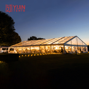 10x30 15x30 15x40 ngoài trời nhôm rõ ràng <span class=keywords><strong>Top</strong></span> <span class=keywords><strong>PVC</strong></span> marquee tiệc cưới lều cho sự kiện hội nghị - Product Image 6