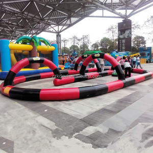 Pista de Carreras Inflable Comercial, Pared de Valla Personalizable de Fábrica, Pista Inflable para Go Karts de Derrape para Eventos Deportivos a Gran Escala - Product Image 6