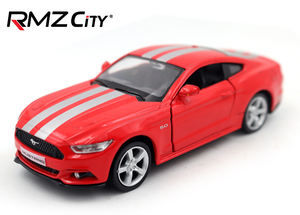 फोर्ड मस्टैंग कार मॉडल के लिए आरmz सिटी कस्टम 1:36 स्केल के लिए आधिकारिक लाइसेंस उच्च गुणवत्ता वाली डाई कास्ट प्लास्टिक खोलने के दरवाजे वापस जाओ - Product Image 1
