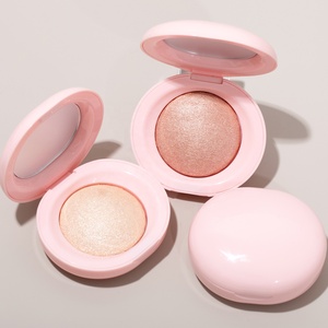 Illuminante <span class=keywords><strong>Viso</strong></span> a Lunga Durata Effetto Glow in Polvere Compatta/Illuminante all'Ingrosso Personalizzato Miglior Mini Illuminante Singolo per Guance - Product Image 5