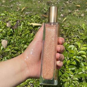 Aceite Corporal Hidratante con Brillo Natural MLM Private Logo 100ML, Spray Iluminador Líquido con Aroma a Perfume, Fragancia Rosa - Product Image 1