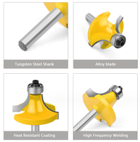 Huhao 1/4 "mèches de routeur ensemble de mèches de routeur 35 pièces mèches de routeur CNC pour la Machine de fraise à bois 35 pièces outils de travail du bois