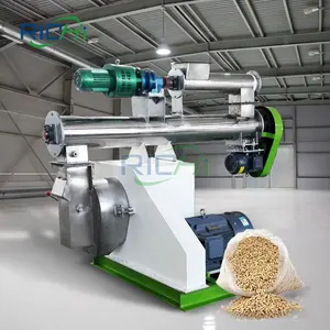 RICHI SZLH 250 Large Capacity 2 Tons per Hour Pellet Mill Machinery for Animal Feeds