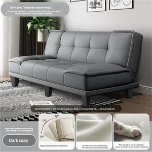 Sofá Cama Plegable 2 en 1 que Ahorra Espacio, Sofá Futón Moderno y Minimalista para Apartamentos Pequeños, Oficinas y Salas de Estar - Product Image 3