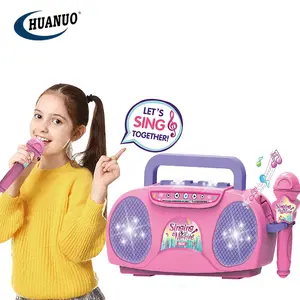 2022 fabbrica OEM strumento musicale super dondolo stella ragazze microfono giocattoli bambini canto macchina microfono