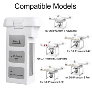 Bateria Nova de Alta Capacidade para Drone Phantom <span class=keywords><strong>3</strong></span> Profissional, Bateria de Voo Inteligente Lipo de Substituição para DJI Phantom <span class=keywords><strong>3</strong></span> 4K - Product Image 2