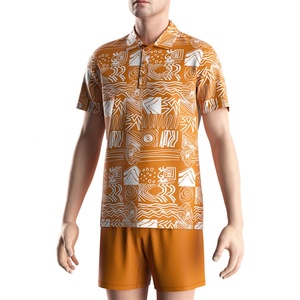 Camiseta Deportiva de Manga Corta de Secado Rápido, Sublimada, con Logo, de Poliéster Pique, para Golf - Product Image 5