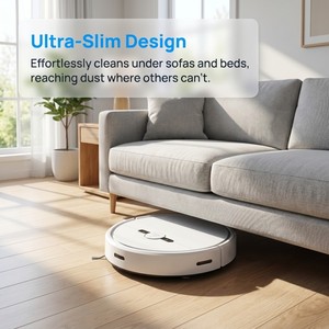 Robot aspirateur intelligent pour maison et garage, recharge automatique, 3-en-1 : balayage/lavage - Product Image 3