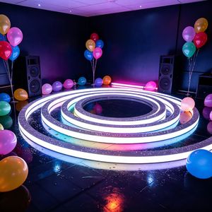 10x10mm LED Flexible Silicone Neon <b>Light</b> IP65 Rated DC12V RoHS Compliant Multi-Color Options DIY Indoor Wall Home Decor Lighting - Product Image 4