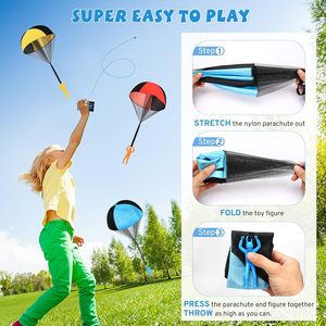 Jouet <span class=keywords><strong>de</strong></span> parachute en plastique unisexe MYT PT24, soldats <span class=keywords><strong>de</strong></span> l'armée à lancer à la main, <span class=keywords><strong>pour</strong></span> les enfants <span class=keywords><strong>de</strong></span> 5 à 7 ans, <span class=keywords><strong>jeux</strong></span> en <span class=keywords><strong>plein</strong></span> <span class=keywords><strong>air</strong></span> - Product Image 3
