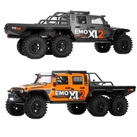 CrossRC Emo XL2, Camioneta RC Metálica a Escala 1:8, 6WD, Motor sin Escobillas, Control por Aplicación, Alcance de 350m, Lista para Usar