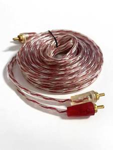 Cable divisor de audio 1RCA macho a 2RCA hembra, chapado en oro, para estéreo de coche, adaptador de señal HIFI RCA - Product Image 2