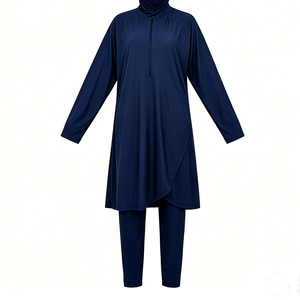 Burkini pour femme musulmane, grande taille, vêtements de bain modestes, <span class=keywords><strong>maillot</strong></span> de bain islamique à manches longues, vêtements islamiques - Product Image 5