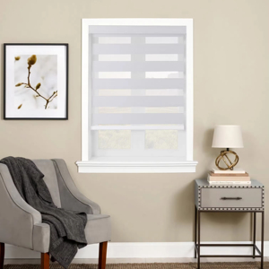 Persianas Zebra Inteligentes de Poliéster para Interiores SAMADHI, Persianas Zebra Motorizadas Electrónicas Multicolores sin Cable - Product Image 1