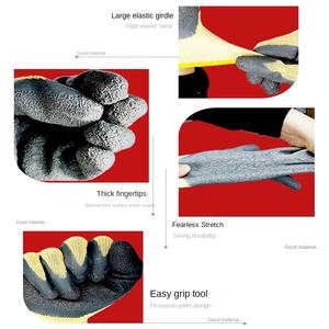 Gants isolants pour électricien 400V basse tension anti-électricité résistant aux rides résistant à l'usure gants de protection du travail - Product Image 6