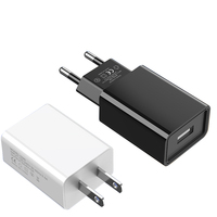 Chargeur de téléphone universel US AC Plug 5V 2A 1A USB Wall Charger for Phone 15 14 Pro Samsung Android Phone Adapter