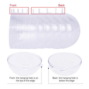 Adorno Navideño Transparente <span class=keywords><strong>de</strong></span> Plástico <span class=keywords><strong>de</strong></span> Alta Calidad <span class=keywords><strong>para</strong></span> Rellenar, Bola Decorativa <span class=keywords><strong>para</strong></span> Colgar en el Árbol <span class=keywords><strong>de</strong></span> Navidad, <span class=keywords><strong>para</strong></span> el Hogar, Bodas y Fiestas - Product Image 6