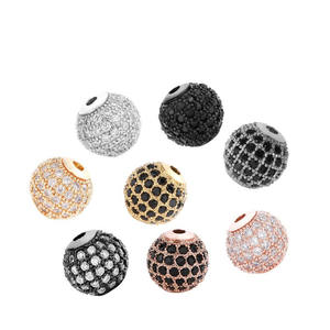 Vente en gros d'accessoires de bijoux perles en vrac entretoise en <span class=keywords><strong>cuivre</strong></span> perle de bracelet perle pour la fabrication de bijoux - Product Image 6