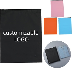 Bolsas Reutilizables con Cierre Ziplock de PE VANTUR para Ropa y Trajes de Baño, Impermeables, Resellables, con Cierre Negro Esmerilado, Personalizables, de Seda - Product Image 1