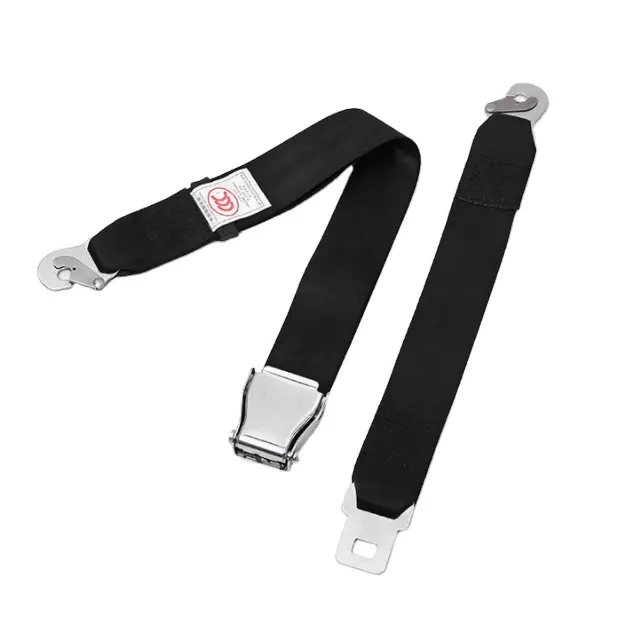 Customized logo tied airline Stainless Steel metal Seat Belt Buckle high quality durable