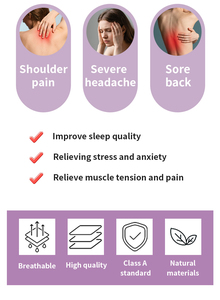Ensemble de coussins de massage pour l'acupuncture et la moxibustion Farce de <span class=keywords><strong>cocotier</strong></span> en coton et lin pour le visage, les pieds, le corps et les seins - Product Image 3