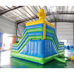 Château gonflable en PVC Mico Jungle Park avec toboggan, prix d'usine en Chine, capacité de 300 à 500 kg, 5 à 10 passagers - Product Image 2
