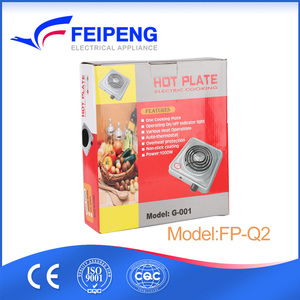 Quemador único 1000W 110V carcasa de Metal estufa eléctrica bobina portátil calefacción placa caliente para el hogar al aire libre Camping barbacoa Cocina - Product Image 2