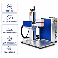 Máquina de Marcado Láser de Fibra de Color 3D Galvo MOPA JPT M7 DIANZHUI de 50W 60W 100W 200W para Metal, Acero, Joyería y Oro
