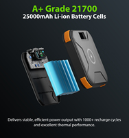 Stock limité : Power Bank Orange avec affichage numérique LED, protection contre les courts-circuits, charge rapide, multifonctionnel