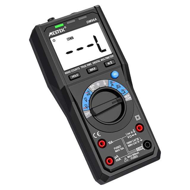 Auto Range Multimeter 6000 Counts Tester HD LCD Screen Digital Multimeter NCV Non Contact Measurement Smart Multimeter