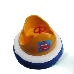 Mini Ronde Waterbumper Boot Ouder-Kind Opblaasbaar Dier Cartoon Elektrische Boot Waterpark Kinderen Bumper Boten