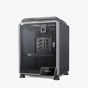 Creality K1C Impressora 3D FDM de alta precisão, nivelamento automático, velocidade de impressão máxima de 600 mm/s, filamento de fibra de carbono aplicável