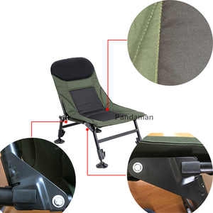 Nouvelle Chaise de <span class=keywords><strong>P</strong></span>êche d'Extérieur Épaisse Verte avec Accoudoir Réglable, Pliable et Portable, avec Porte-Gobelet pour Carpes et Table à Appâts Rétractable <span class=keywords><strong>W</strong></span>.<span class=keywords><strong>P</strong></span>.<span class=keywords><strong>E</strong></span> - Product Image 4
