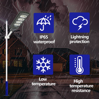 Source lumineuse solaire intégrée par IP65 superbe de réverbère LED imperméable pour l'usage extérieur de route avec la télécommande