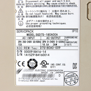 บอร์ดควบคุมคุณภาพดี รุ่น SGD7S-180A00A สำหรับเครื่องจักรอุตสาหกรรม ของแท้ใหม่เอี่ยม - Product Image 1