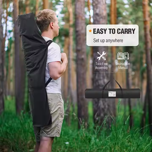 <span class=keywords><strong>Hamac</strong></span> avec <span class=keywords><strong>support</strong></span> amovible, comprend un sac de transport portable, adapté pour la cour, le camping, capacité de 450 lb - Product Image 4