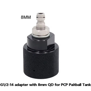 อะแดปเตอร์เกลียว G1/2-14 สำหรับตัวควบคุม HPA CO2 พร้อมช่องต่อแบบปลดเร็วขนาด 8 มม. สำหรับตัวผู้ - Product Image 4