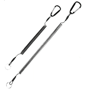 निः शुल्क नमूना सुरक्षा उपकरण वसंत कॉइल लेनियर्ड भारी शुल्क स्नैक क्लिप सुरक्षा रिट्रेटेबल स्टील वायर रस्सी - Product Image 4