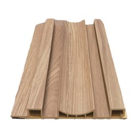 Panneau mural rainuré concave en fibre de bois de bambou imperméable de 150 mm pour salon moderne, hôtel, appartement, école, usage commercial