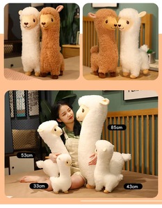 Yanxiannv Bán Buôn Tùy Chỉnh Nhà Máy Bán Buôn Dễ Thương Sang Trọng llama Đồ Chơi Thú Nhồi Bông Mềm Sang Trọng Khổng Lồ <span class=keywords><strong>Alpaca</strong></span> Đồ Chơi Gối - Product Image 5