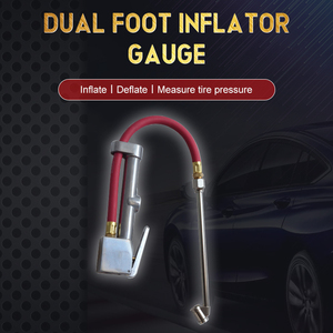 Chất Lượng Tốt Lốp Xe Tải Hai Đầu Air <span class=keywords><strong>Chuck</strong></span> <span class=keywords><strong>Inflator</strong></span> Đo Với Xem Cửa Sổ - Product Image 6