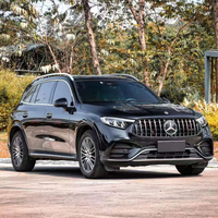 Cocok untuk Benz GLC X253 24-25 GLC43 AMG Kit Pelindung Bumper Depan/Belakang Replika 1:1 Suku Cadang Asli Sensor Parkir Baut-Pasang