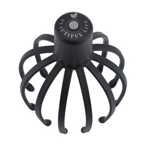 Masseur de tête électrique en forme de pieuvre, 3 modes de vibration, relaxation du cuir chevelu et appareil de drainage des méridiens - Product Image 1
