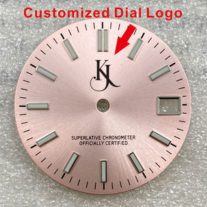 Autocollants personnalisés 3D en métal pour cadran de montre 28,5 mm, étiquettes de marque, plaques de marque, pack Kawai auto-adhésif - Product Image 4