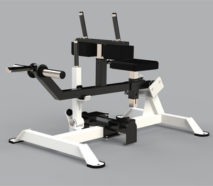 Équipement de fitness direct usine pour l'entraînement des gastrocnèmiens et des <span class=keywords><strong>soleus</strong></span> des mollets – RELOADED SEATED CALF RAISE - Product Image 1