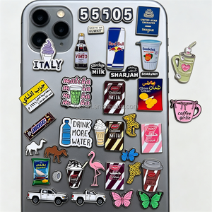 Épingles <span class=keywords><strong>en</strong></span> métal émaillé personnalisées Fan Shu, badges, autocollants, épingles à revers réutilisables pour la décoration de coques de téléphone, sacs à dos, vêtements - Product Image 5