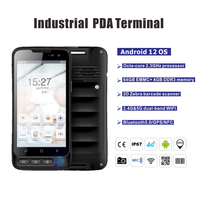 Escáner de Código de Barras PDA Android con Pantalla Táctil IP68, Láser 2D, QR, Batería de 4000 mAh, Pantalla de 5 Pulgadas, Disponible en Stock